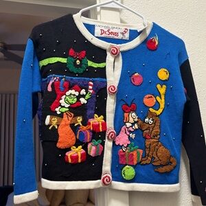 Rare Dr Seuss cardigan